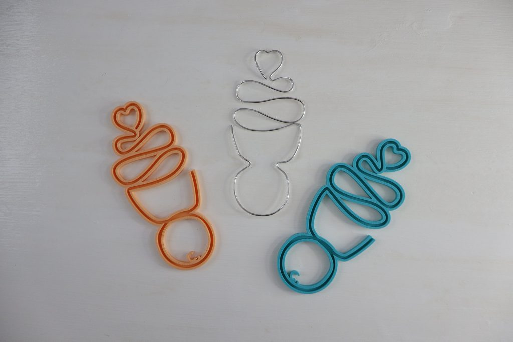 FiloForma Cupcake Shaping Frame for shaping aluminum wire &ndash; Original patent