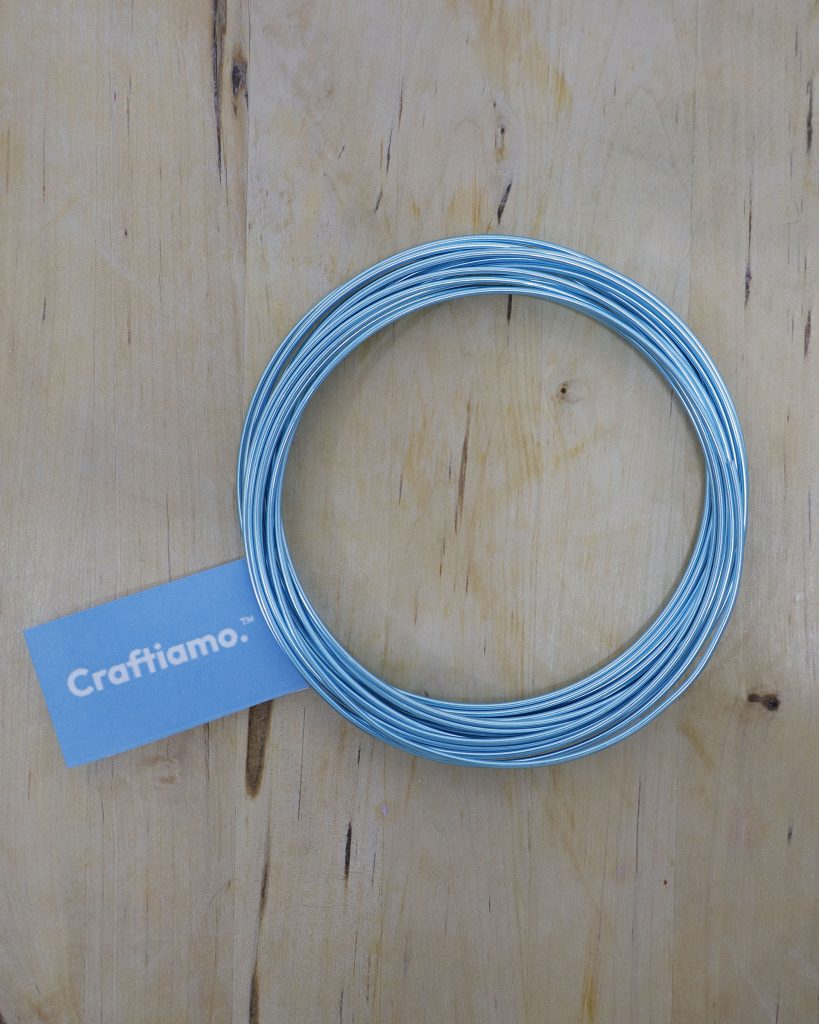Filo di Alluminio semi-rigido Oro 2mm per Tricotin - 3 metri