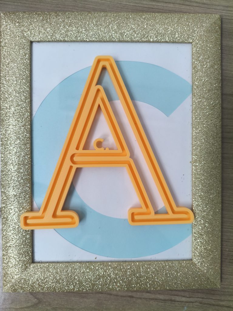Telaio Lettera Decor